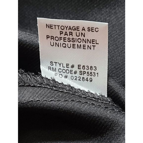 LAUNDRY BY SHELLI SEGAL Black Beaded V-Neck Pleated Dress NEW MSRP $340 SIZE 2 - Picture 15 of 17
